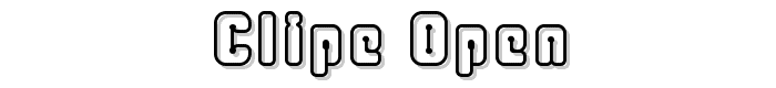 Clipe Open font